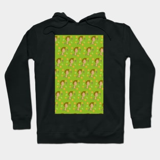 Shaggy Pattern - Light Green Hoodie